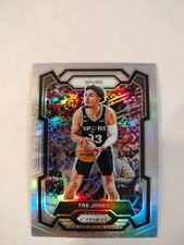 2023-24 Panini Prizm - Silver Prizm #232 Tre Jones (JGA)