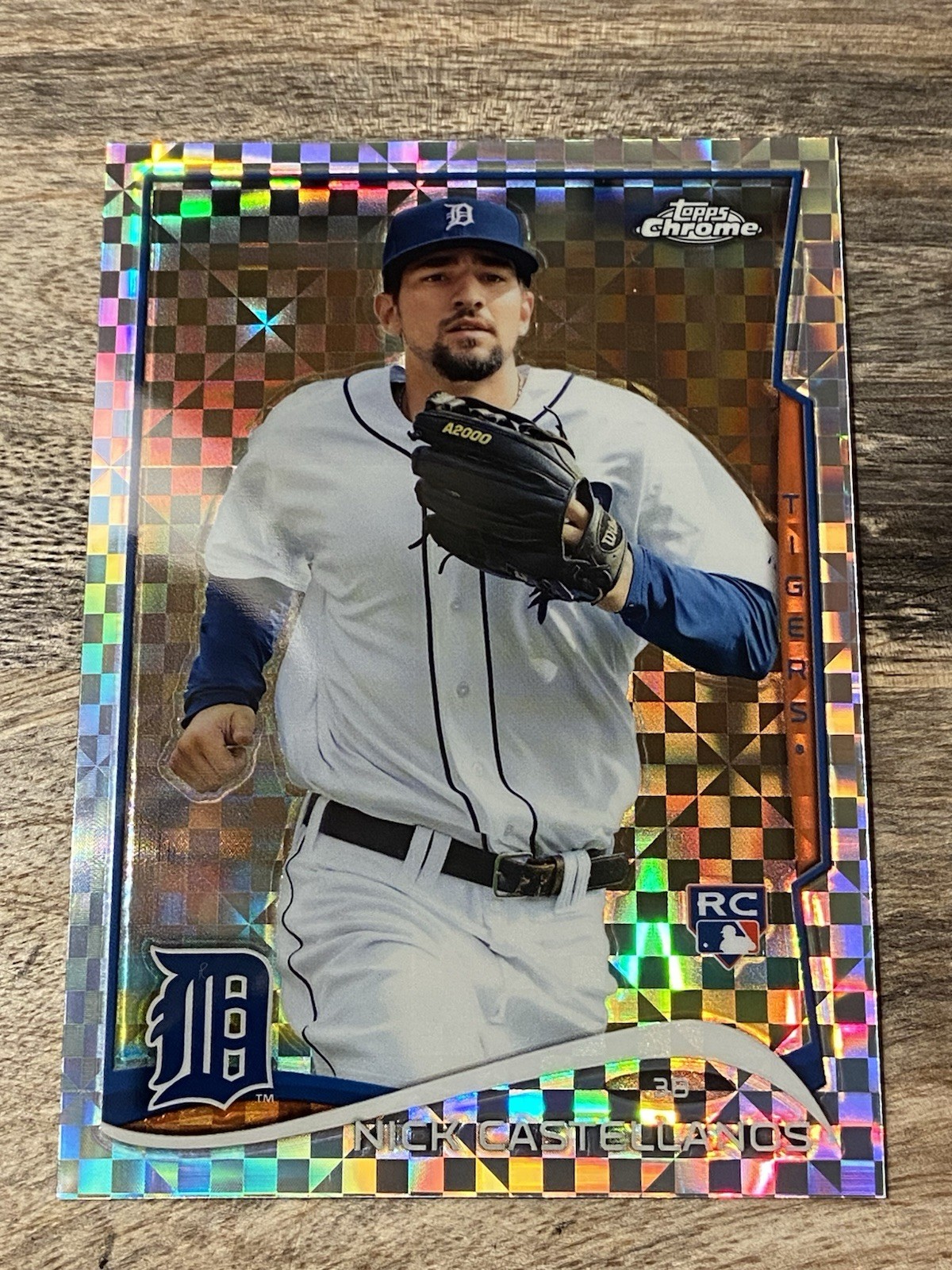 Nick Castellanos 2014 Topps Chrome X-fractor Rookie #4 Detroit Tigers