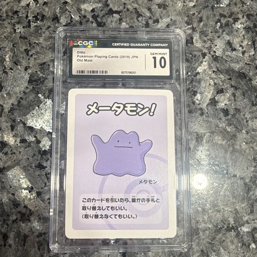 Ditto Japanese Old Maid Pokemon Playing Cards 2019 CGC 10 Graded
