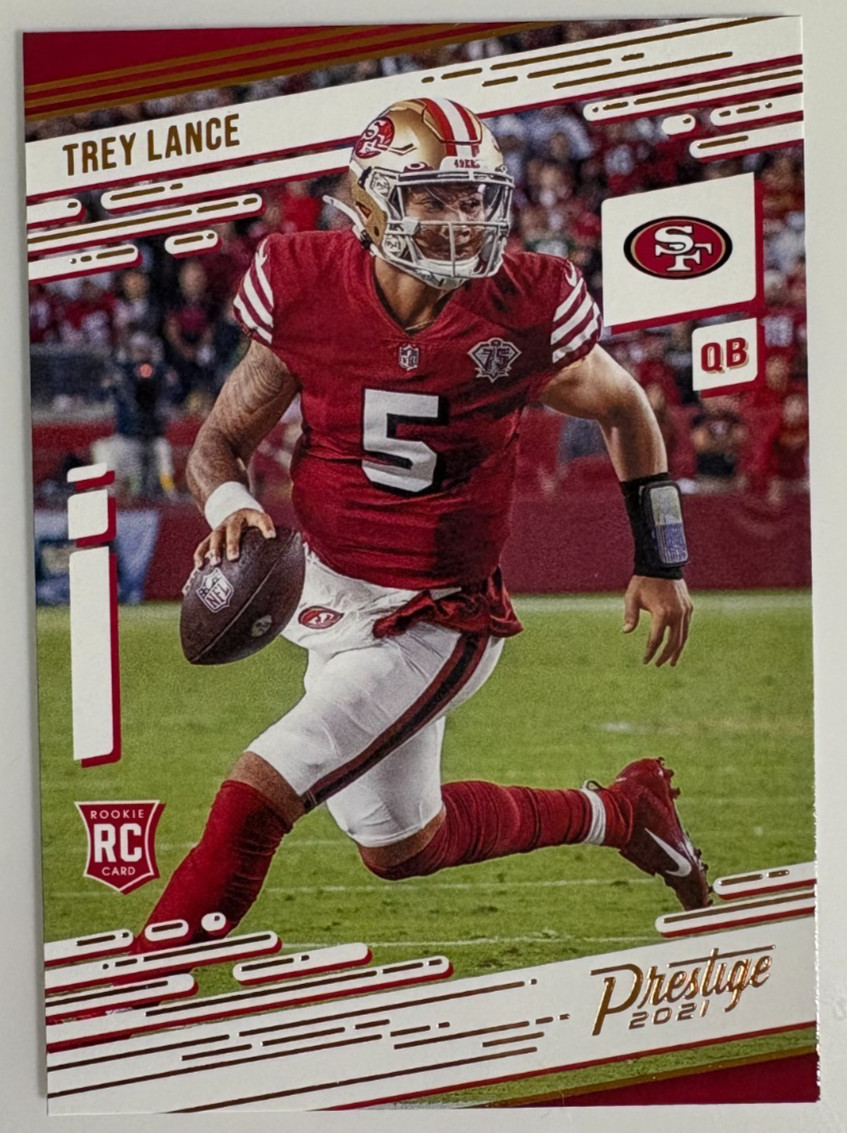 2021 Panini Chronicles - Prestige Rookies Update Trey Lance #204 RC 49ers