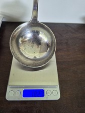 Rare Antique Colonial American Coin Silver Spoon Ladle Underhill Vernon 1700s