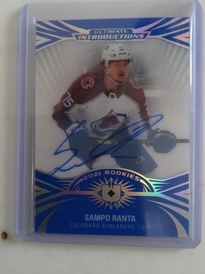 2022 UD#UI-62 SAMPO RANTA ULTIMATE ROOKIE AUTO