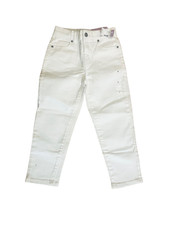 NWT Evsie by Maurices Girls Crop Skinny Jeans Size 8 REG High Rise White