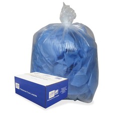 Webster 333916C Low Density Can Liners 33 Gal 0.60 Mil Clear