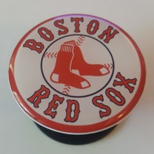 Popsockets Replacement Tops 3D Bubble Logos and Stand - Red Sox