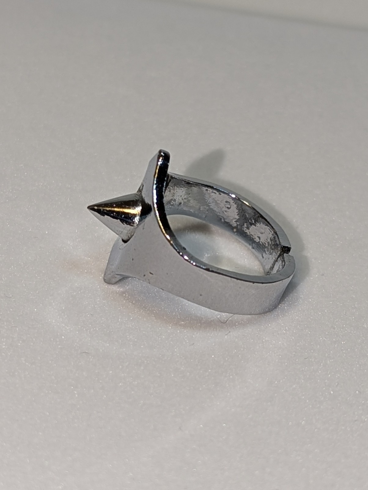 Gothic Handmade German Adjustable Silver Ring Siz… - image 1