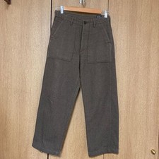orSlow US Army Fatigue Pants Mens Cotton Wool Herringbone Twill Used 42 Cotton