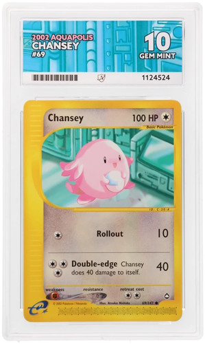 Chansey graded ACE 10 for sale on eBay