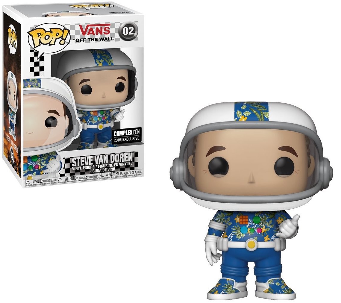 Funko POP! Vans Off The Wall: Steve Van Doren [Blue](2018 ComplexCon)(Damaged Bo