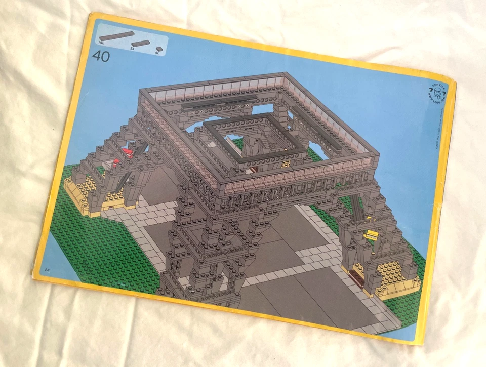 LEGO Instructions Booklet 10181 Eiffel Tower - Image 3 of 4