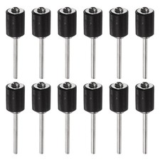 12Stk 3/8" Schleifen Trommel Gummidorne 2.35mm Schaft Schleifen H&uuml;lse Halterung