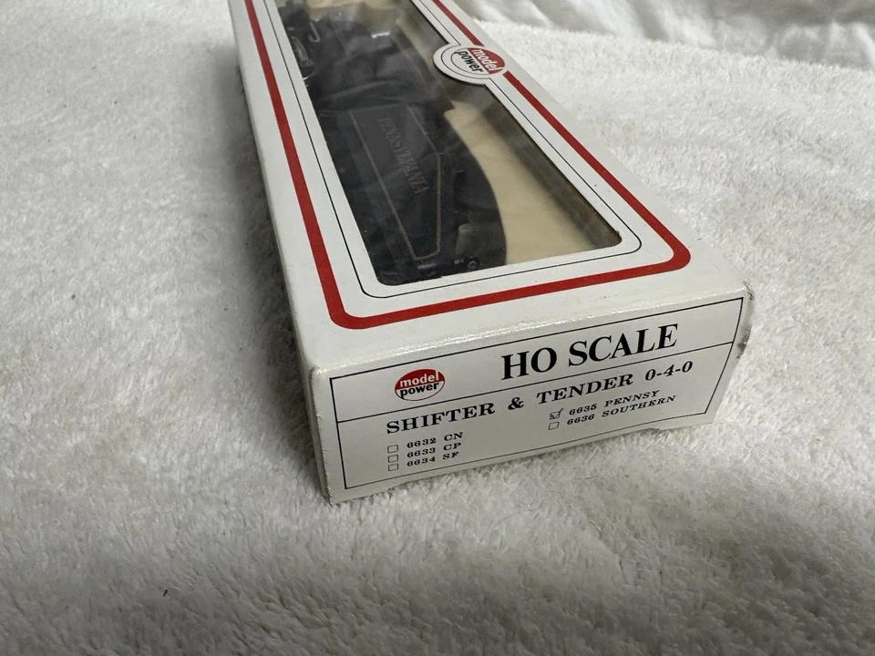 Model Power Vintage 0-4-0 Shifter Locomotive Train Santa Fe Tender #6634 HO - Image 3 of 4