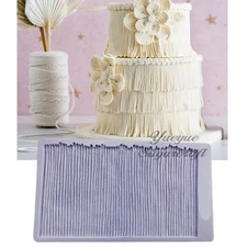 Fringe Silicone Border Mold Fondant Cake Chocolate Silicone Mold Decorating Tool