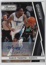2010-11 Prestige Bonus Shots Black Auto 22/99 Marcus Thornton #76 Auto fm0