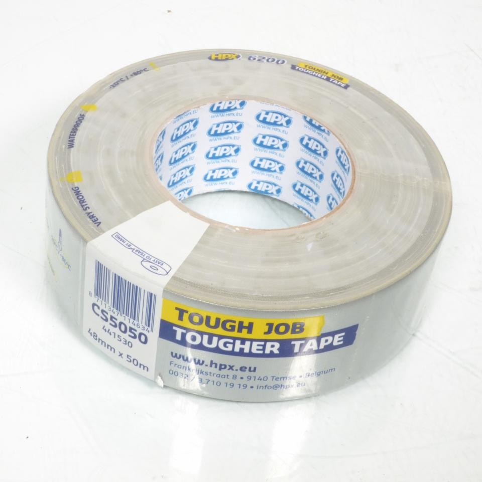 Ruban toile HPX gris 48mm x 50m l'adhesif haute qualite pour des reparations durables