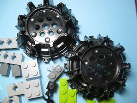 Lego Power Miner Claw Digger 8709 Front Bucket,Wheels,Dynamite & Blocks Lot