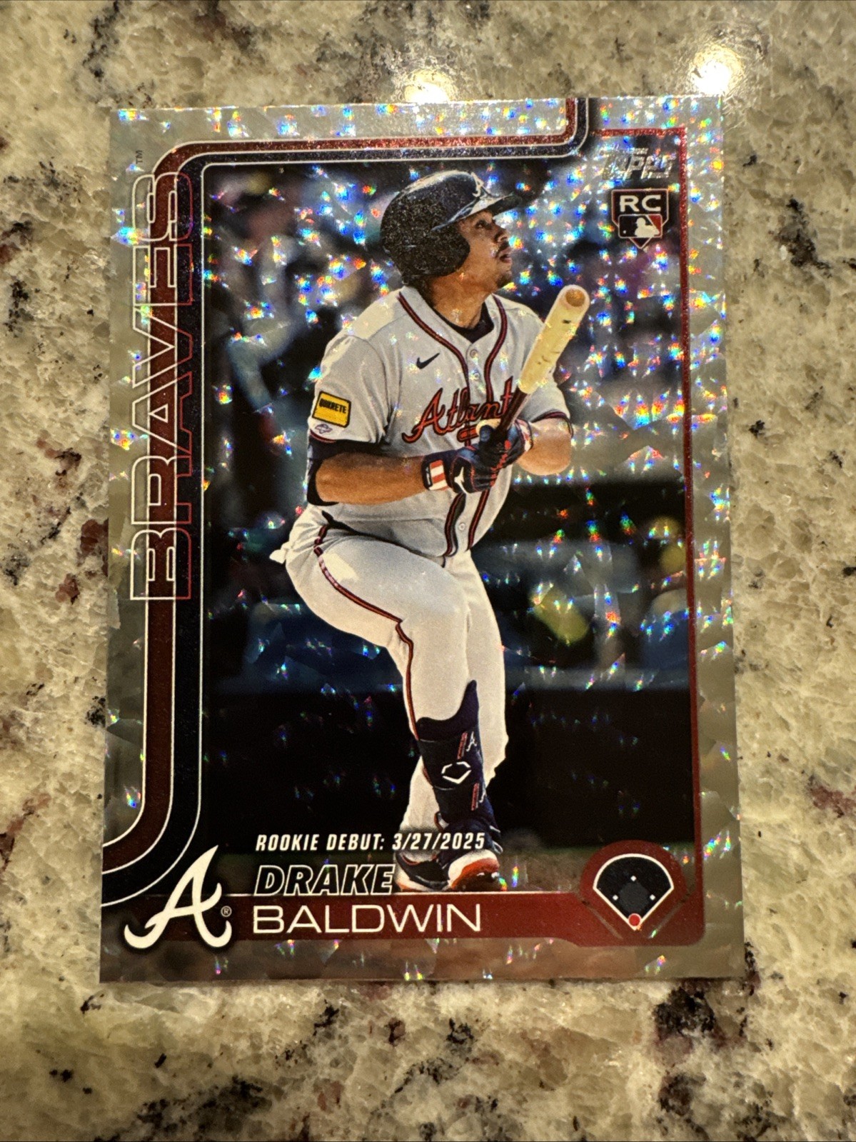 Drake Baldwin Rookie Silver Foilboard #US113 2025 Topps Update Braves (RC)