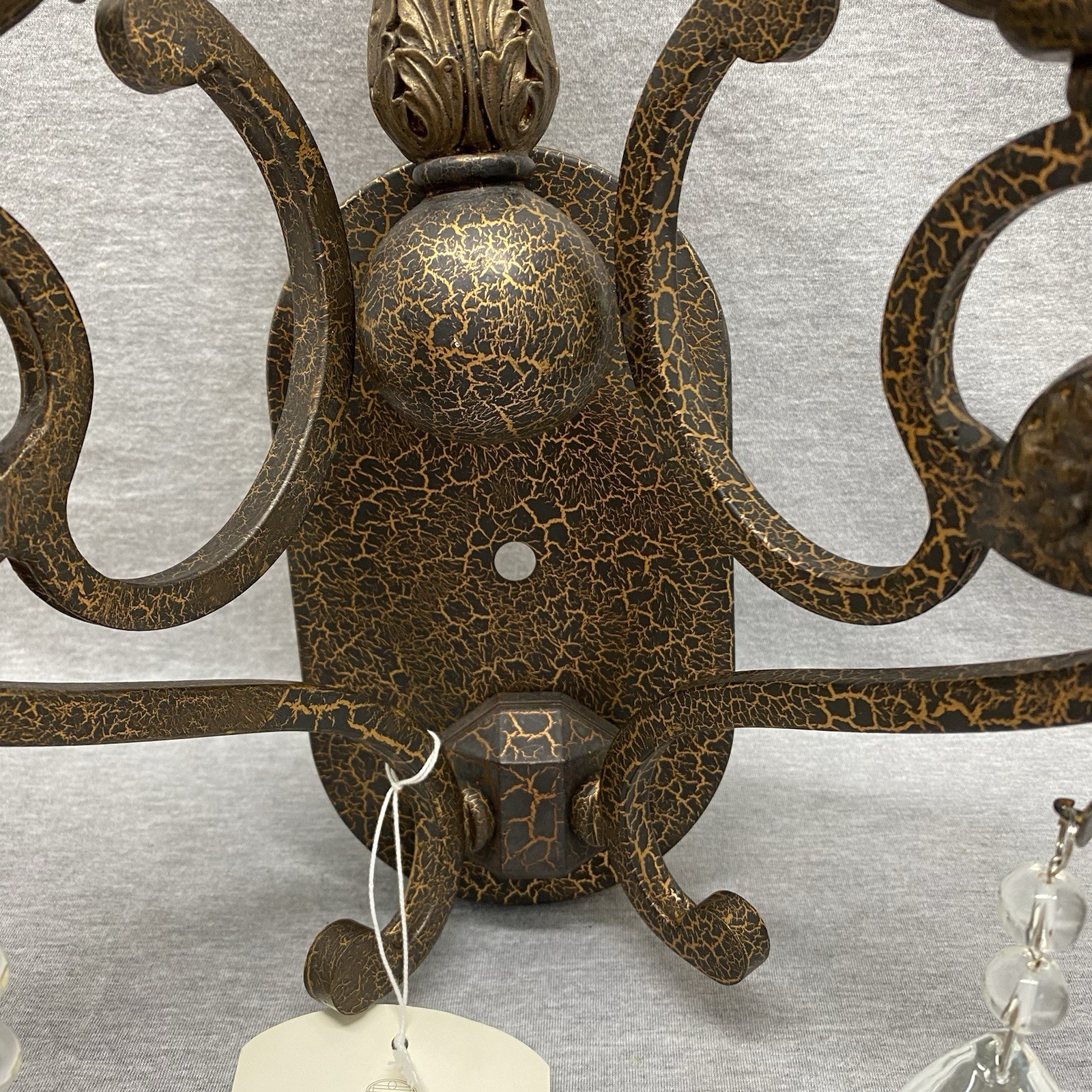 Hinkley Summerstone Wall Sconce Double Light & Shades Glass Accents Open Box