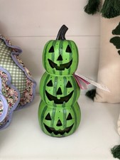 Summerween Watermelon Pumpkin with LED Light Lantern Halloween Summer Decor New