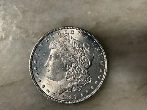 1881-P Silver Morgan Dollar  BU