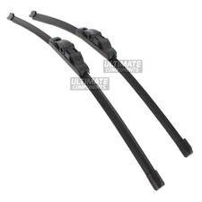 Front Windscreen Aero Wiper Blades Set Pair Fits Audi TT 8N 2003-2006 Exact Fit
