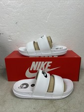 Nike Offcourt Duo Womens Slides Sandals DC0496-100 White/Black Size 5 NEW