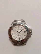 Concord Saratoga Calendar Watch Swiss Mens Quartz 7 Jewels All S.steel...