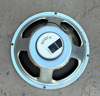 Vintage Celestion Rocket 50 G12E-50  12 Inch 8 Ohm Speaker CLEAN-TESTED-NICE-1