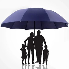 Super Large Folding Umbrella Men Women Windproof Sun Rain Protector Umbrellas