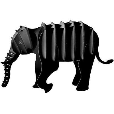 Fridolin GmbH 3D Papiermodell - Elefant, b/h/t: ca. 11 × 11 × 7 cm (montiert)
