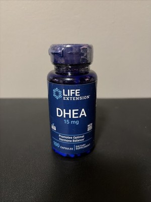 Life Extension DHEA (15mg)  100 caps exp 09/27