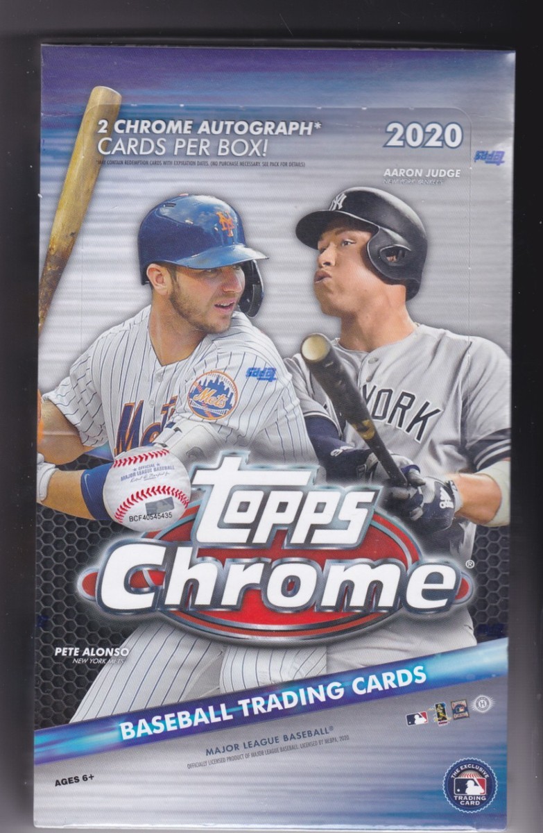 Hobby Box Baseball Cards 2020 Topps Chrome trading card — raw and PSA graded price guide