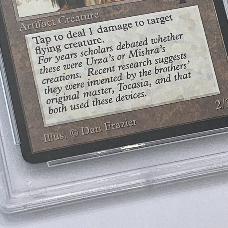 1994 Magic the Gathering Antiquities Grapefruit Catpult Gem Mint PSA 10 MTG Card - Image 4 of 4