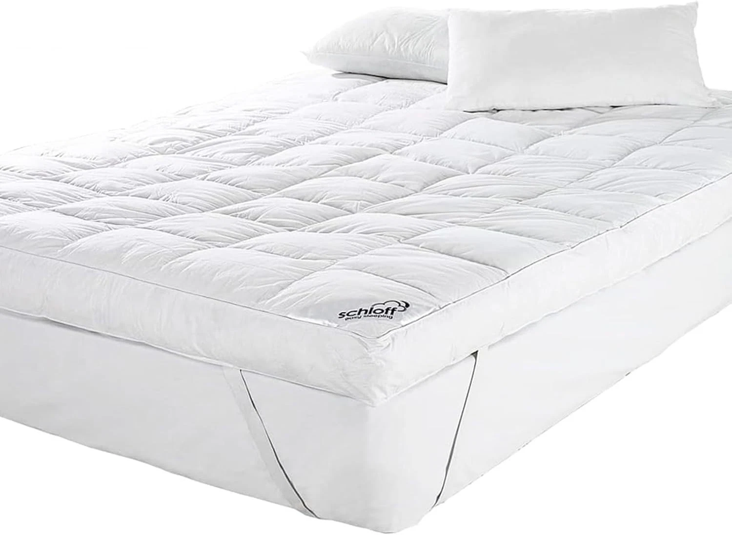 Easylife Mattress Topper 5"" Extra Depth with 100% Cotton Cover - Fully Guarante