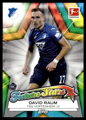 2021 Topps Bundesliga Future Stars David Raum TSG Hoffenheim #FSDR 19910
