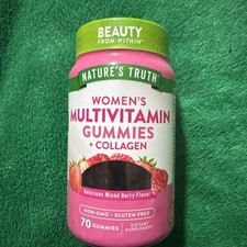 Nature's Truth Women's Multi-Vitamin Collagen Gummies - 70ct EXP 12/2026