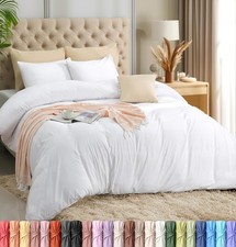 Bedding Duvet Cover Set w/Pillowcases 3pc Bedding Duvet Cover w/Zipper Closure