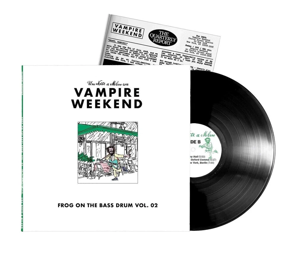 Vampire Weekend – Frog On The Bass Drum Vol 2 - ⚫️ Black LP Vinyl Newsletter ✅ - Image 2 of 4