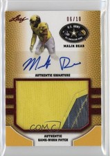 2015 Leaf US Army All-American Bowl Red /10 Malik Dear #PA-MD1 Patch Auto 1o52