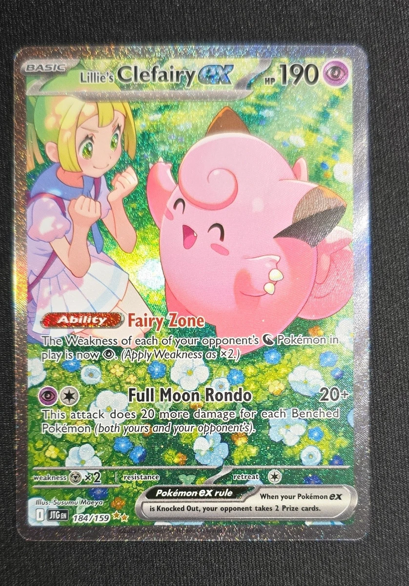 Preços baixos em Cartões TCG Lillie's Clefairy Ex Pokémon | eBay
