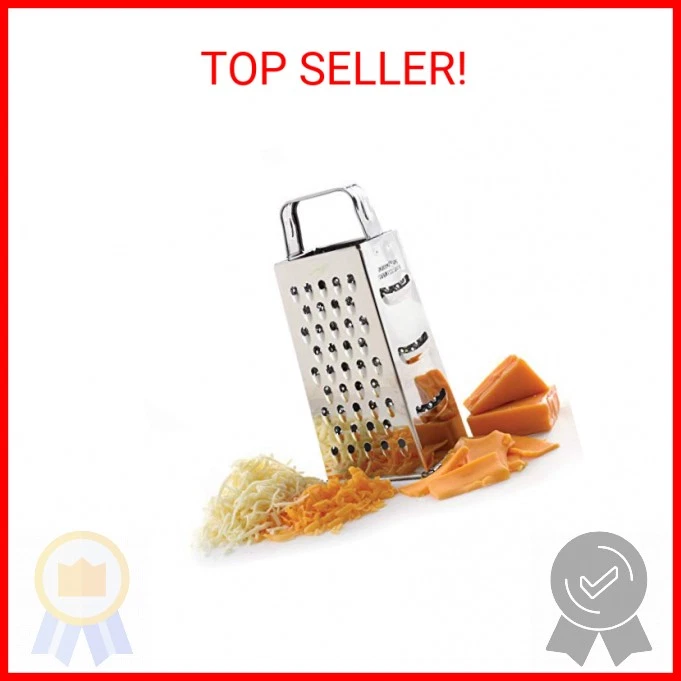 Rallador de acero inoxidable Norpro, plateado Foto 2 de 2