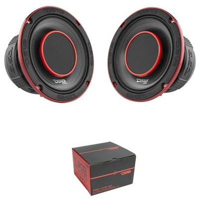 6.5'' 225 Watt RMS 4-Ohm Midrange Water Resistant Loudspeaker Pair HY6.4B DS18