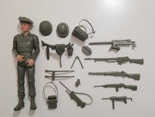 Vintage 1960's Marx Stony Stonewall Smith Action Figure Soldier 16 Accessories