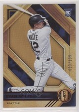 2021 Panini Chronicles Gold Standard Red 63/199 Evan White #5 g1d