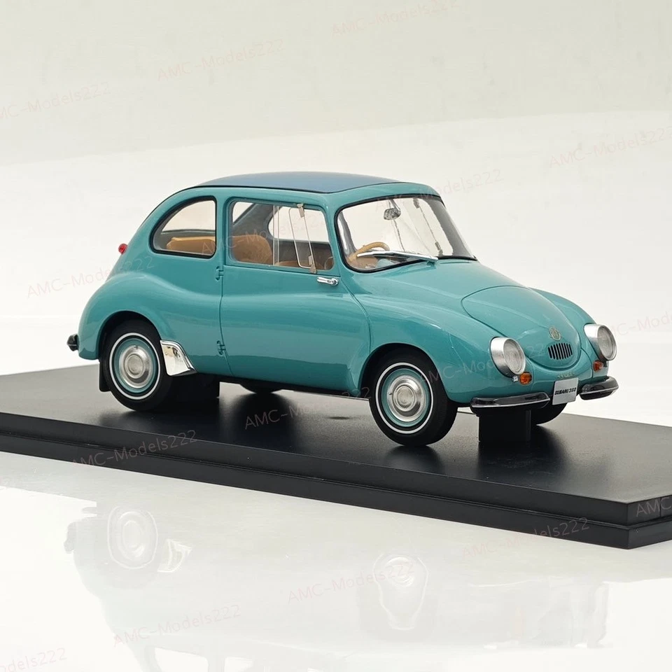 1:18 Ebbro Subaru 360 1958 Mini Beetle Master Blue Resin Model Car Limited Foto 3 de 4
