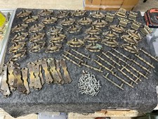 Vintage National Lock Lot of Brass Pulls