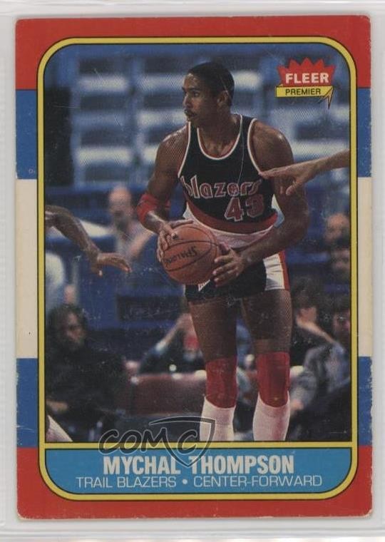 1986-87 Fleer Mychal Thompson #111