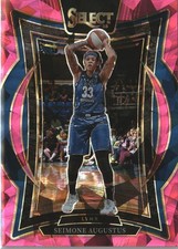 2025 Panini Select WNBA #99 Seimone Augustus Pink Ice Prizm
