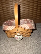 Longaberger Horizon of Hope Basket 1999, Protector, Liner, Tie-on
