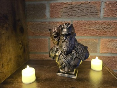 Tyr und Fenrir Büste - Das Opfer Gottes Gothic Figur Sagengeschichte Deutschland